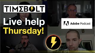 Merge Cuts, Umcheck, Retakes, and Audio Remaster | TimeBolt Office Hours