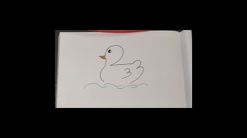How to draw DUCK with numbers 🦢🪿✏️📓 #easy #easydrawing #drawing #youtubekids #kidsvideo #kids #duck