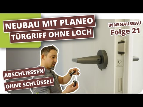 Türgriff montieren - Tür schließen ohne Schlüssel @planeo_