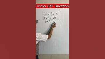 Exponential Equation Made Easy! Find x Now! #math #sat #shorts