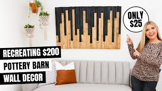 Pottery Barn DIY Wall Decor...That was easy to make!