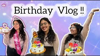 My Birthday Vlog + Party + Friends 🥳 🎉 || GITIKA SURESH MAYANI ||