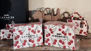 🍒 COACH CHERRY PRINT SLGs 🍒 