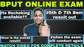 Finally 5th & 7th Sem Result Out 🤩|| Complete details of result and issues are discussed in video😍