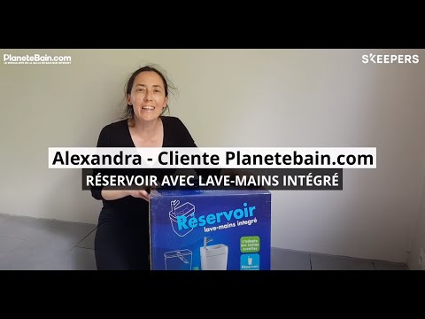 Water tank with integrated hand basin, review by Alexandra, Planetebain.com customer