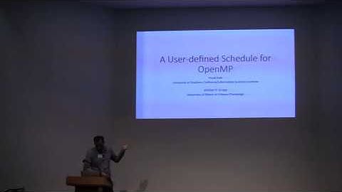 Session-5: User-Defined Schedules for OpenMP