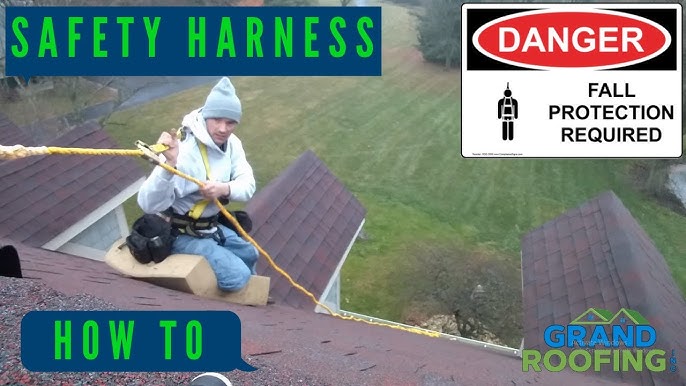 Roof Top Safety Kit, Bucket of Safe-Tie, How to Don A Harness