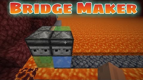 How to Make a Basalt Bridge Maker (NETHER) Minecraft 1.18