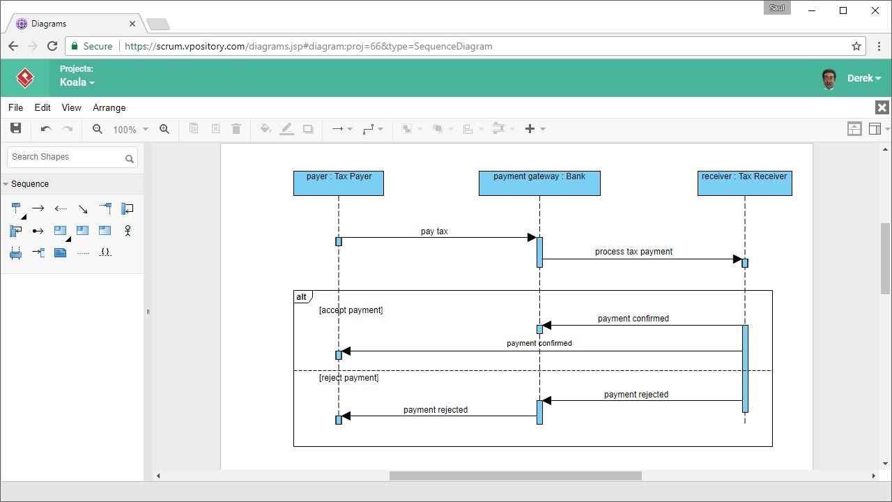 online sequence diagram online