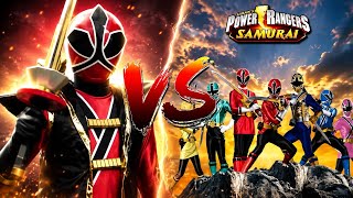 Master Xandred Turns Into Dark Shinken Red Ranger! Samurai Team Gets Ambushed 2k quality