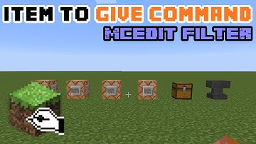 Item to /give Command - MCEdit Filter