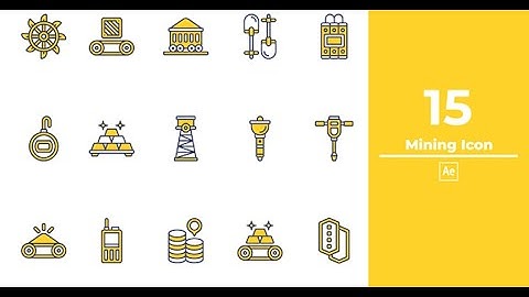 Mining Icon After Effects | After Effects template - Envato elements