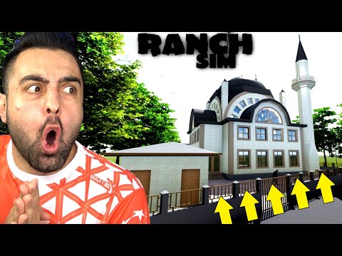 4 MİNARELİ CAMİİ YAPTIK 😱 EFSANE OLDU ! RANCH SİMULATOR