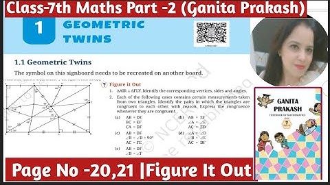 Class -7th Maths | Ganita Prakash Part -2 |Chapter -1 Geometry Twins|Page No -20 to 21|Figure IT Out