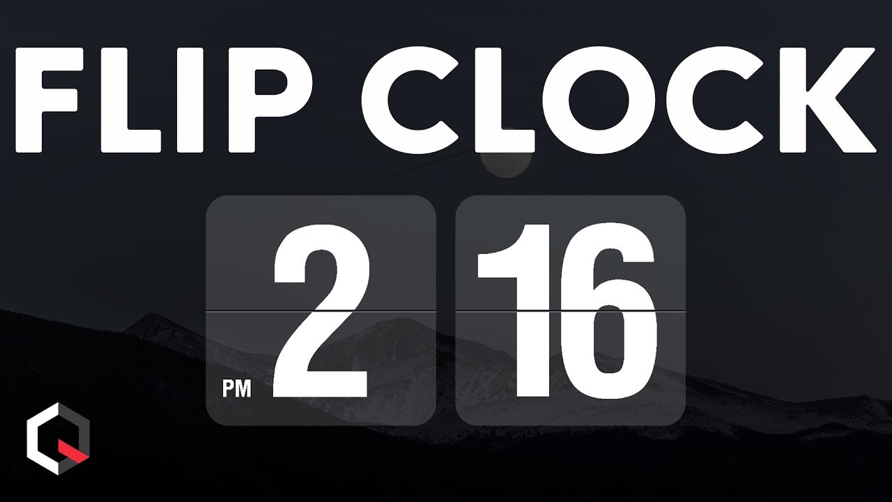 set a flip clock as your windows 10 screensave