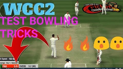 🔥WCC2 New update  |test bowling tricks| 2019 😮 in |Telugu| 💯% work this tricks you can try it
