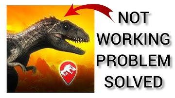 How To Solve Jurassic World(JW Alive) App Not Working (Not Open) Problem|| Rsha26 Solutions