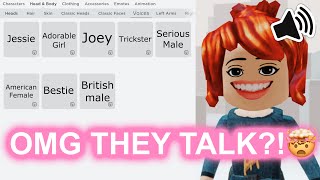 If ROBLOX avatars could TALK 😱😳🤔