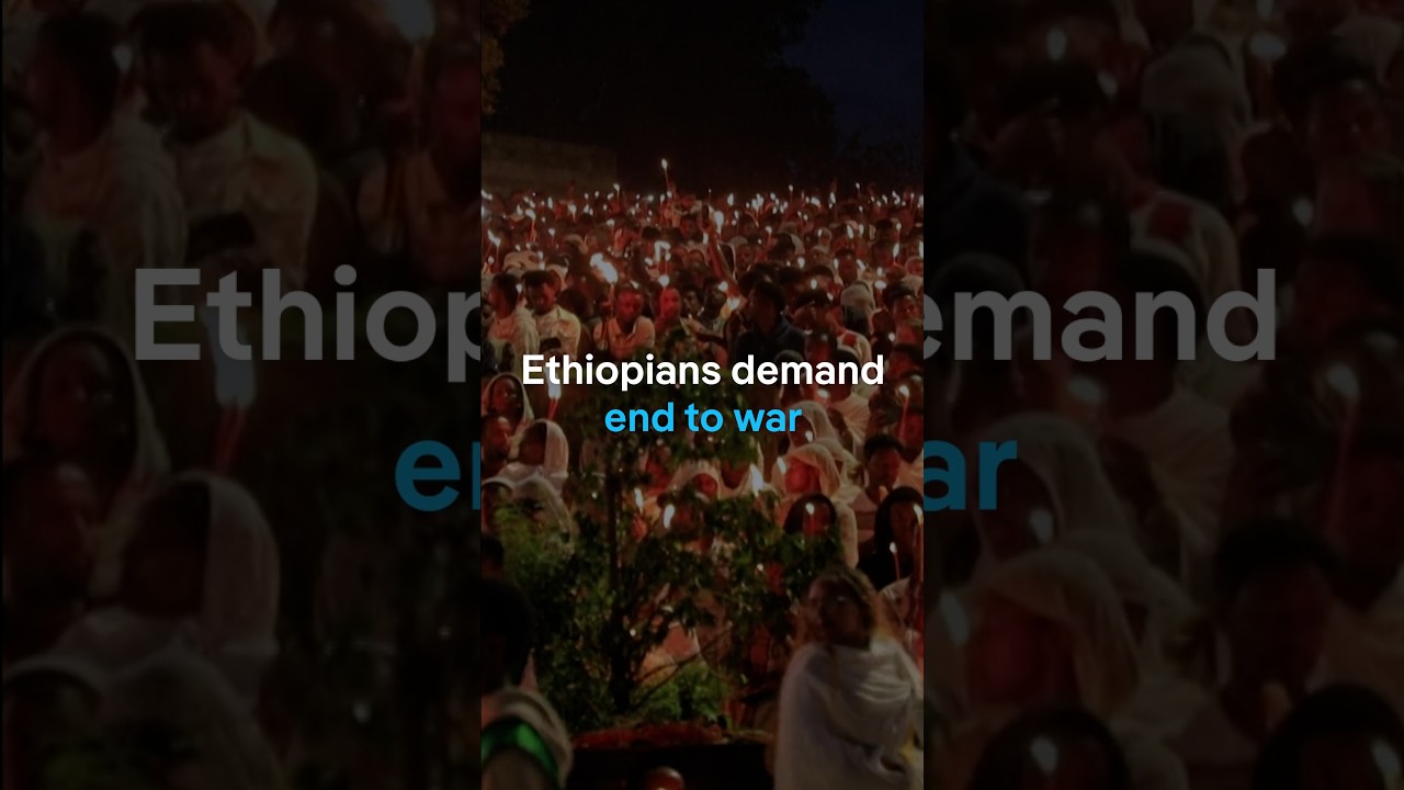 Ethiopian worshippers call for peace as fighting flares | DW News