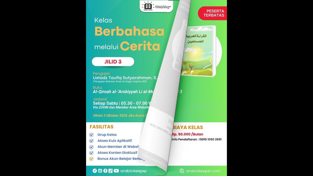 Belajar bahasa Arab lewat cerita? Kenapa tidak!