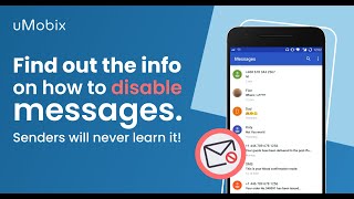 Disable messages with uMobix screenshot 5