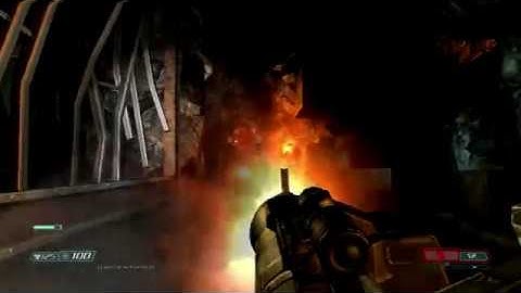Doom 3 part 19 light machine gun