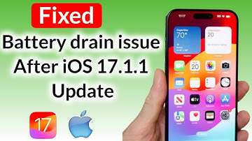 iOS 17.1.1 / iOS 17.2 Update Battery drain issue (FIXED)