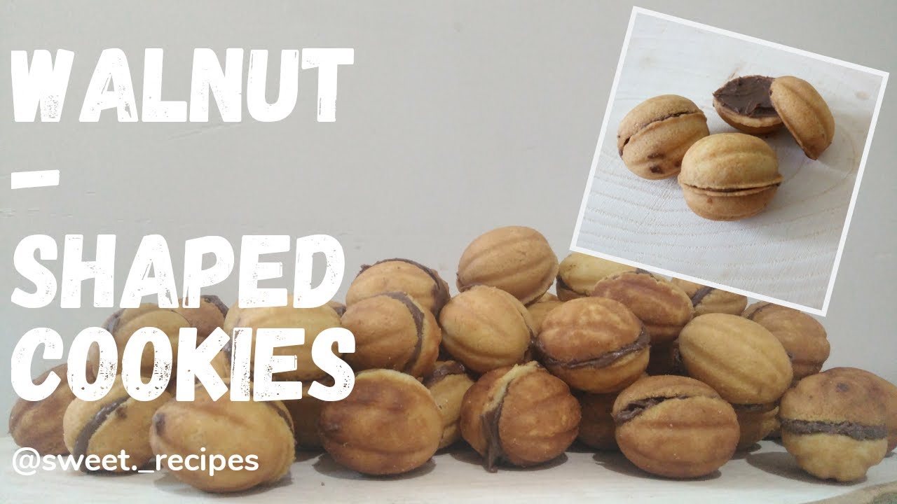 WALNUTSHAPED COOKIES / CEVİZ ŞEKLİNDE KURABİYE TARİFİ NO OVEN YouTube