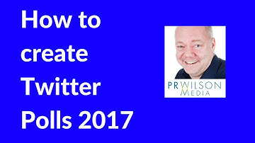 How to create a Twitter poll 2017