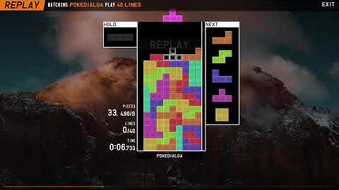 【Tetr.io 40L】Personal Best 0:22.560