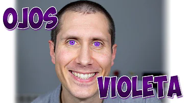 ¿Cómo se obtienen los ojos violetas?