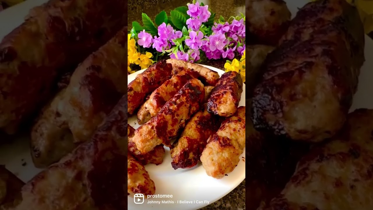 Чевапчичи, черногорские мясные колбаски. Просто, быстро, вкусно.