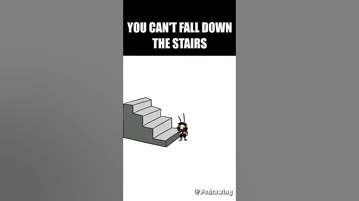 You can't fall down the stairs (Animation meme) Cc: @raxdflipnote #shorts  #drawing #funny #memes