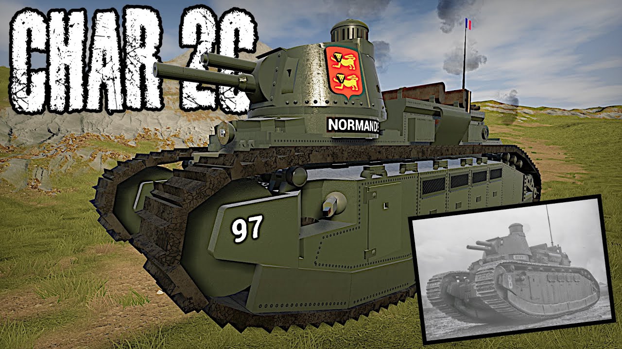 Char 2C „Normandie” Presentation | Brick Rigs - YouTube