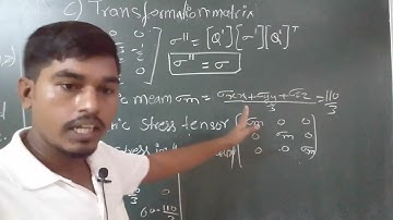 L:10 Hydrostatic and Deviatoric Stresses Stress at a Point | 3D Stress Tensor Rotation | SOM 2 |