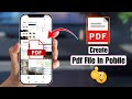How To Create PDF File on Android | Create Any Document PDF Easily