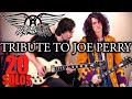 Capture de la vidéo Tribute To Joe Perry - 20 Of His Best Solos - By Ignacio Torres