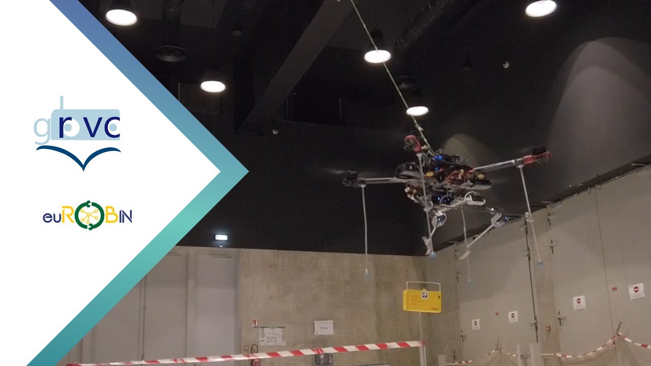Fully Autonomous Aerial Parcel Grasping and Delivery Indoors - YouTube