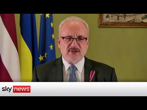 Ukraine war: 'nato doesn't want escalation,' says latvian president