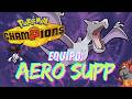 Pokémon Champions — Aerodactyl Support: roca voladora al servicio del equipo