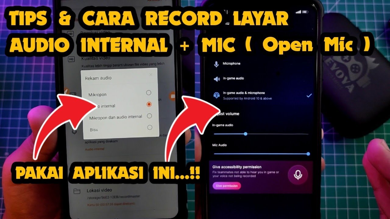 TIPS DAN CARA SCREEN RECORD RECORD AUDIO INTERNAL DAN AUDIO MIC TIPS DAN CARA SCREEN RECORD RECORD AUDIO INTERNAL DAN AUDIO MIC