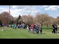The Walk for the Wounded takes off in Rose Tree Park.