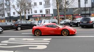 Last week i saw this incredible 2014 ferrari 458 speciale in a unique
red with gold wheels color combination. particular example has an
italian flag for...