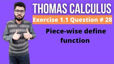 Thomas Calculus 12th & 13th Edition| Exercise 1.1 Q#28|The Expert Mathematician|