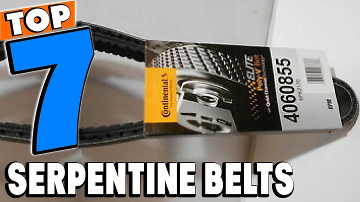 Top 5 Best Serpentine Belts Review in 2025