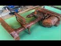 Restoration machine hole making old | Reuse old rusty drill restore