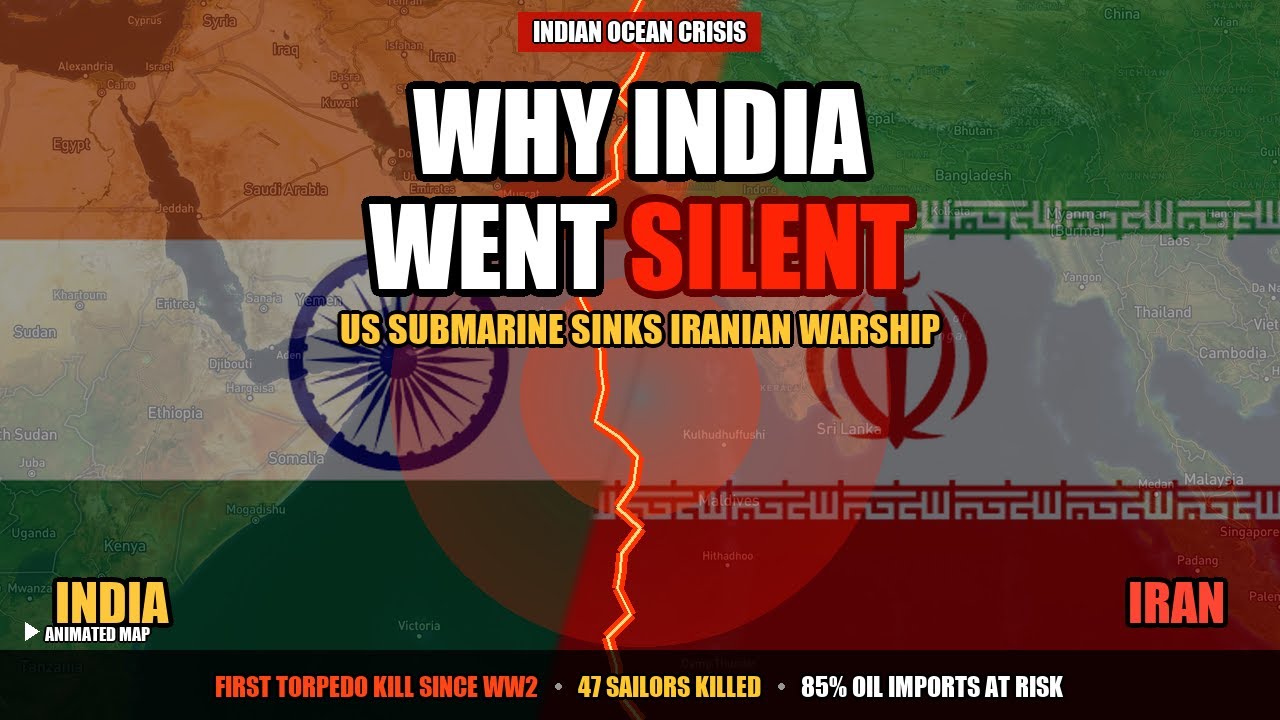 Why India Went SILENT When the US Sank Iran's Warship