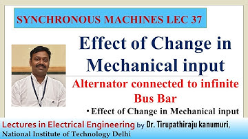 SM37 Effect of Change in mechanical Input