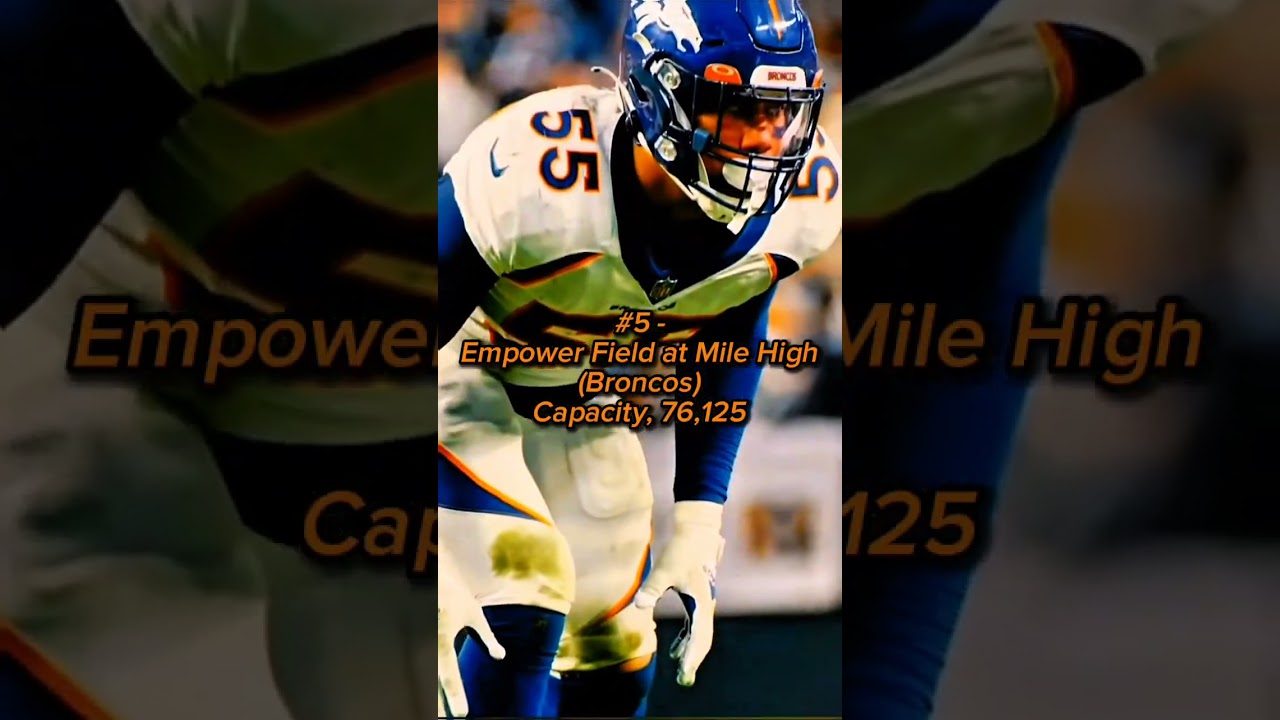 The top 8 NFL teams with the most stadium capacity