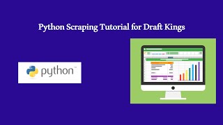 Python Scraping Tutorial for Draft Kings